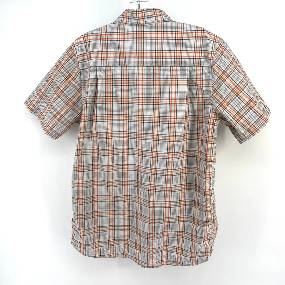 The‎ North Face Plaid Short Sleeve Button Up Shirt Men's M Lightweight Outdoor